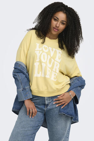 sweater lichtgeel