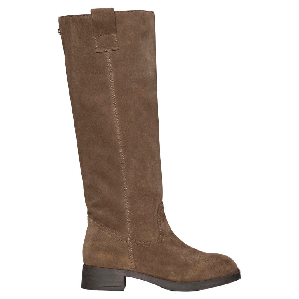 Taupe dames Steve Madden Zola suède laarzen -