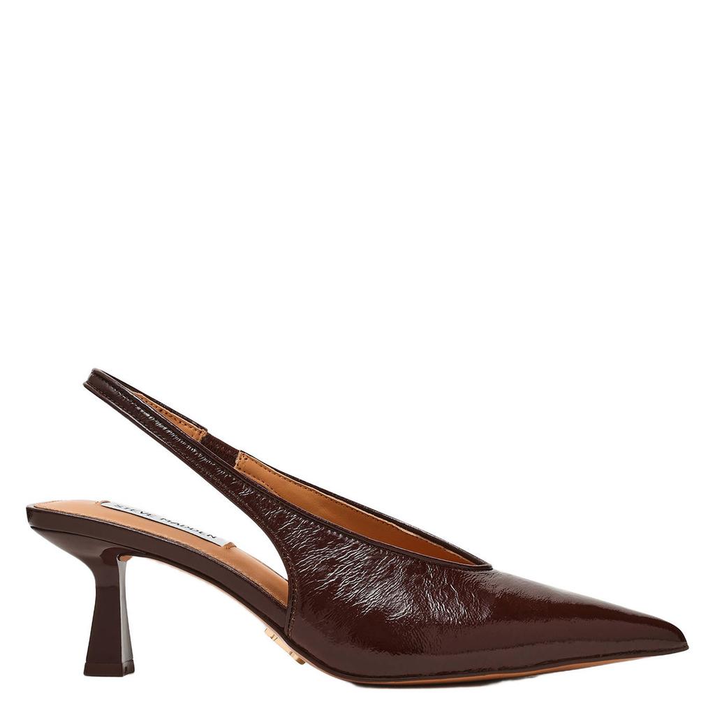 Bruine dames Steve Madden Alari suède slingback pumps met hak - van leer