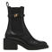 Steve Madden Charity-SM leren chelsea boots met blokhak - zwart