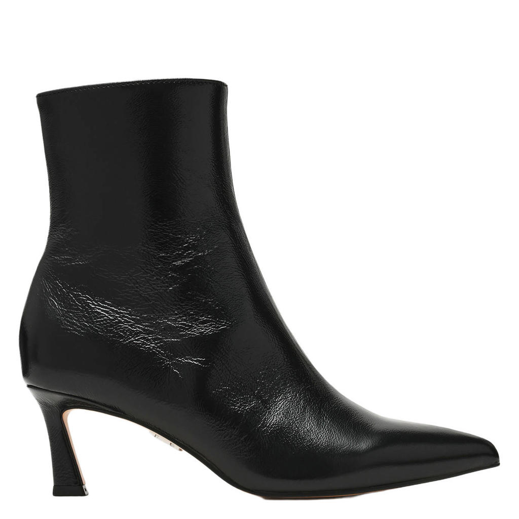 Steve Madden Lulah leren laarzen met hak - zwart