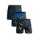 Muchachomalo boxershorts - blauw/zwart (set van 3)