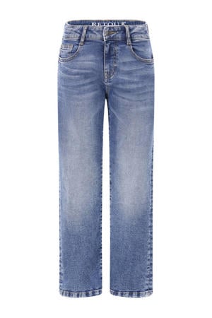 loose fit jeans medium blue denim