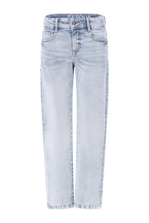 loose fit jeans light blue denim
