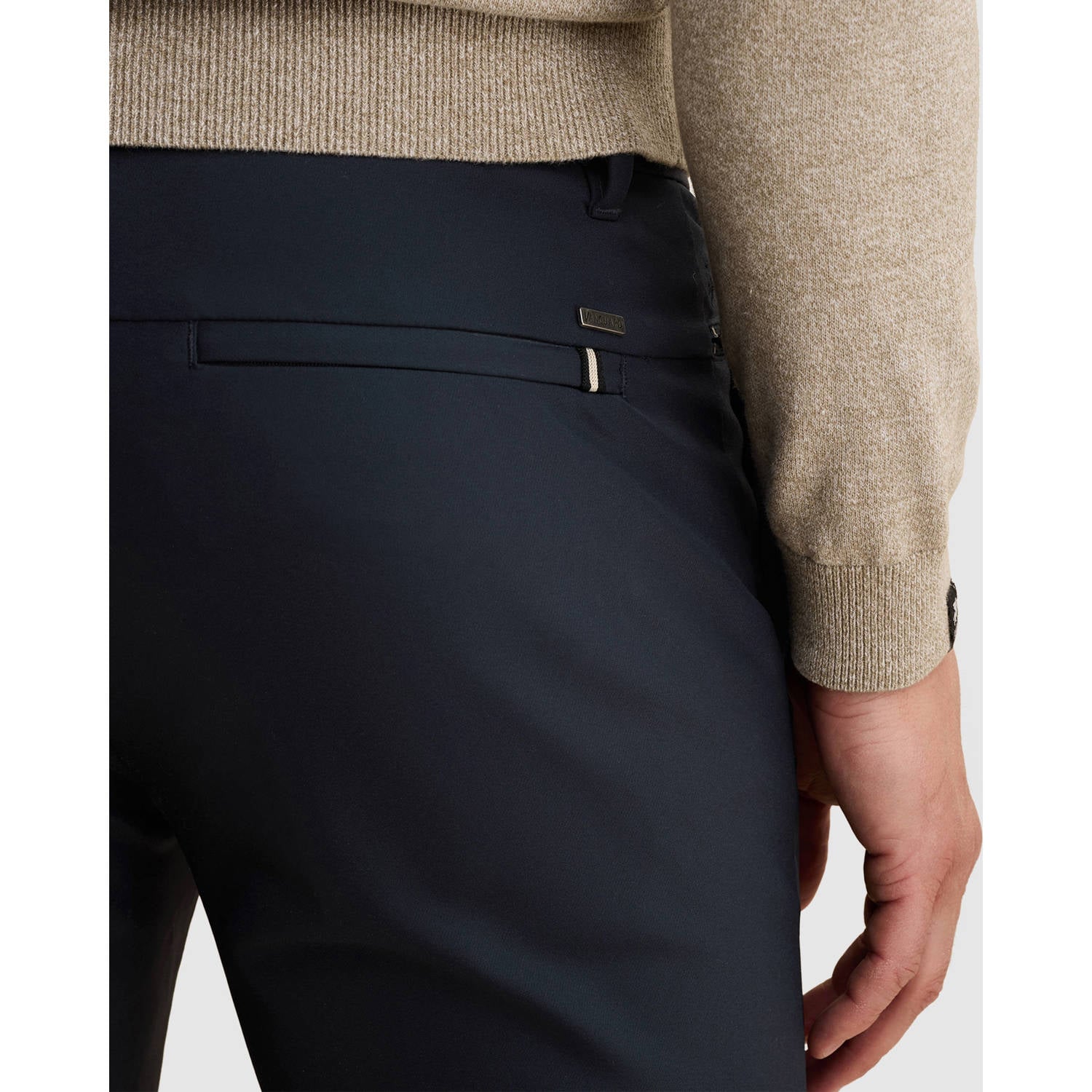 Vanguard V12 slim fit chino donkerblauw