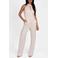 NIKKIE viscose jacquard jumpsuit - ecru
