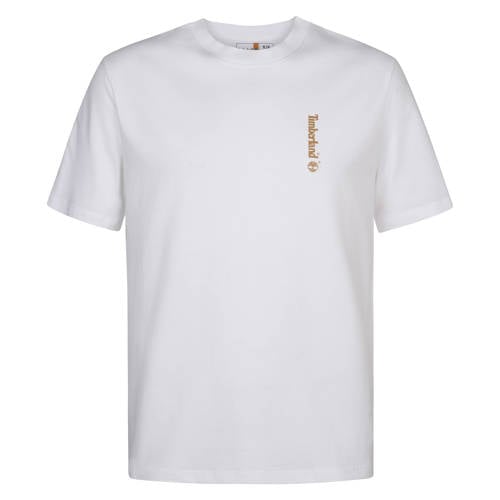 Timberland regular T-shirt met backprint wit afbeelding