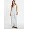 Cache Cache gestreepte jumpsuit linnen ecru