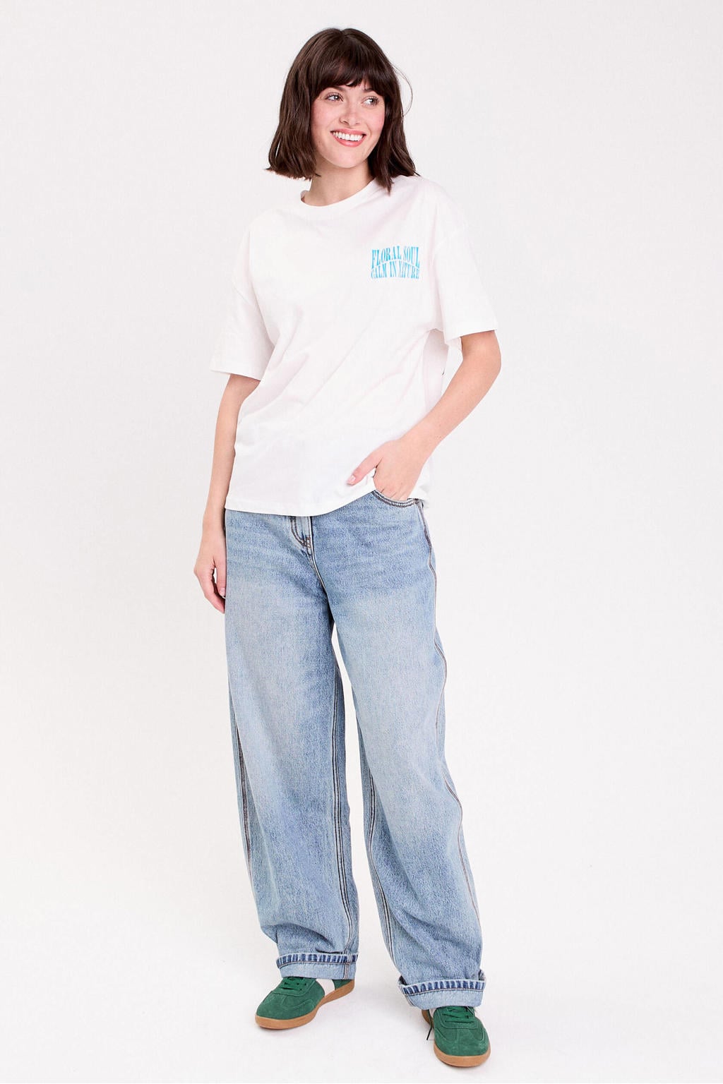 Cache Cache T-shirt met backprint ecru