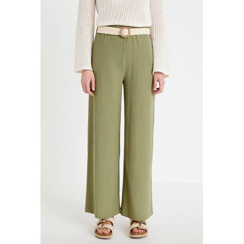Cache Cache casual broek kakigroen afbeelding