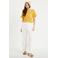 Cache Cache straight casual broek ecru