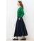Caroll midi rok marineblauw