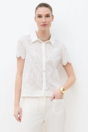 blouse wit broderie