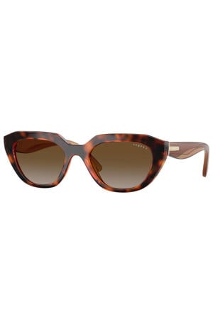 zonnebril 0VO5711S met tortoise print bruin