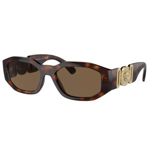 zonnebril 0VE4361 met tortoise print donkerbruin