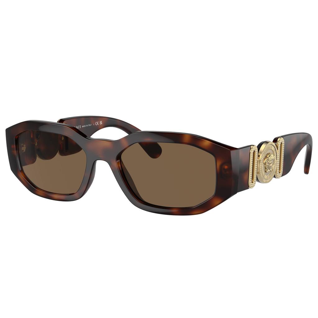 Versace zonnebril 0VE4361 met tortoise print donkerbruin