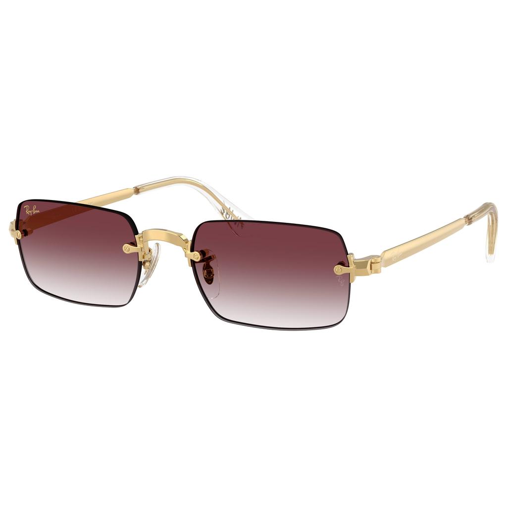 Ray-Ban x A$AP Rocky zonnebril RB3928 goudkleurig/paars