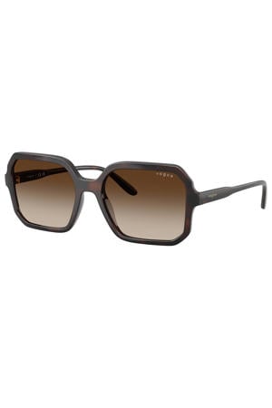 zonnebril 0VO5696S met tortoise print donkerbruin