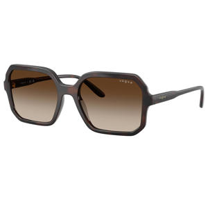 zonnebril 0VO5696S met tortoise print donkerbruin