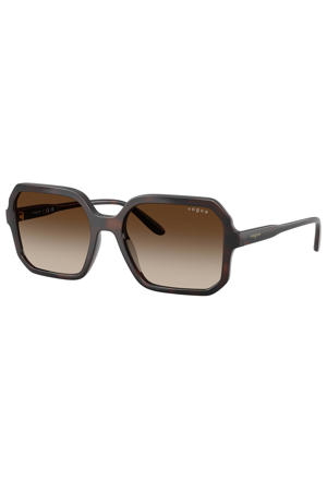zonnebril 0VO5696S met tortoise print donkerbruin
