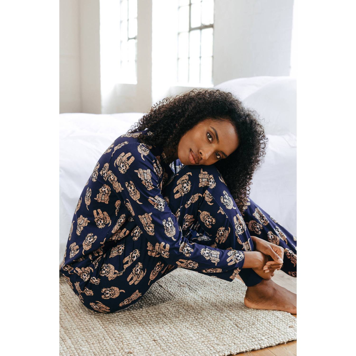 Chelsea Peers pyjama set donkerblauw