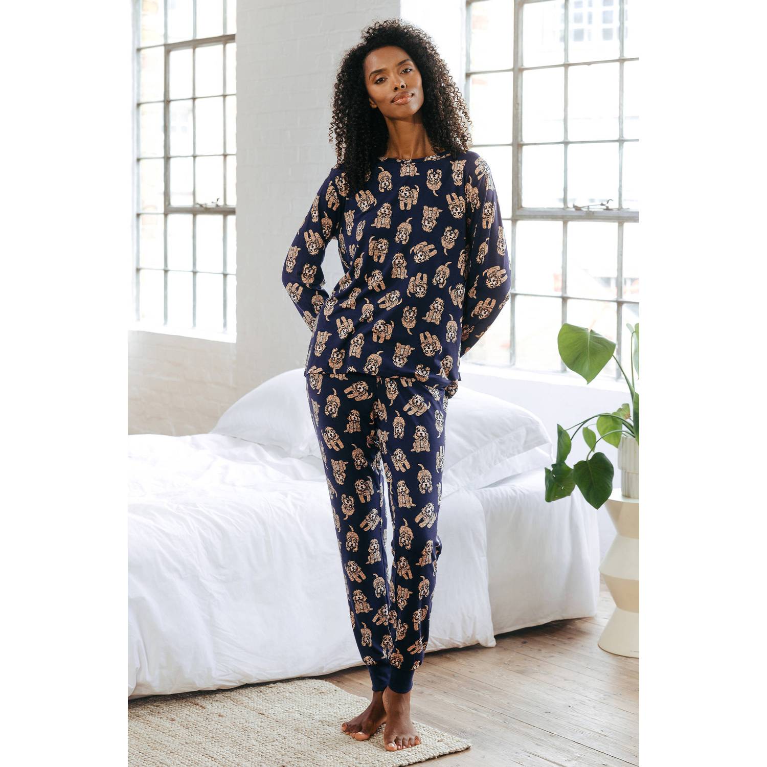 Chelsea Peers pyjama set donkerblauw
