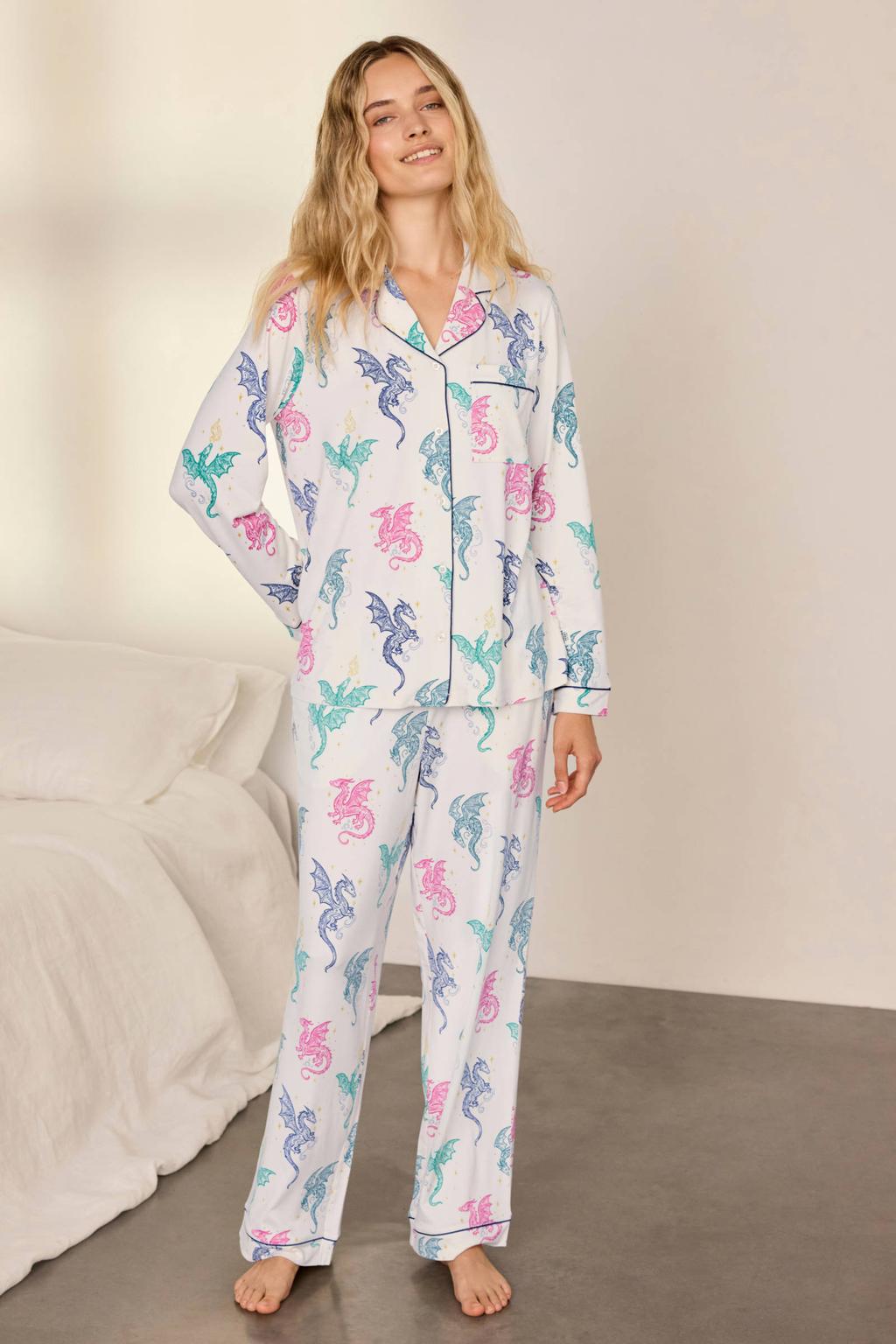 Chelsea Peers pyjama set - beige/multi