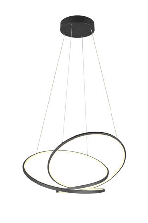 DARVIN - Hanglamp - Zwart mat - incl. 1x SMD 52 W