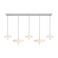 TRIO KEATON - Hanglamp - Grijs warm - incl. 1x SMD 50 W