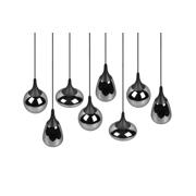 thumbnail: TRIO LUMINA - Hanglamp - Zwart mat - excl. 8x E14 2 W