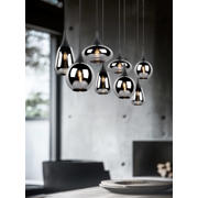 thumbnail: TRIO LUMINA - Hanglamp - Zwart mat - excl. 8x E14 2 W