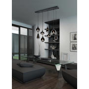 thumbnail: TRIO LUMINA - Hanglamp - Zwart mat - excl. 8x E14 2 W