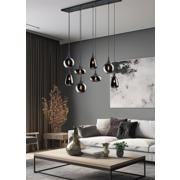 thumbnail: TRIO LUMINA - Hanglamp - Zwart mat - excl. 8x E14 2 W