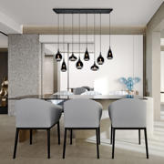 thumbnail: TRIO LUMINA - Hanglamp - Zwart mat - excl. 8x E14 2 W