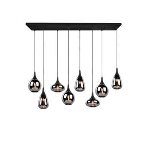 LUMINA - Hanglamp - Zwart mat - excl. 8x E14 2 W