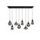 TRIO LUMINA - Hanglamp - Zwart mat - excl. 8x E14 2 W