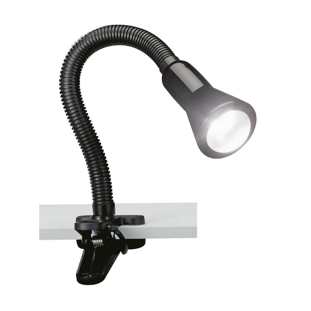 TRIO FLEXO - Klemlicht - Zwart - excl. 1x E14 3,5 W