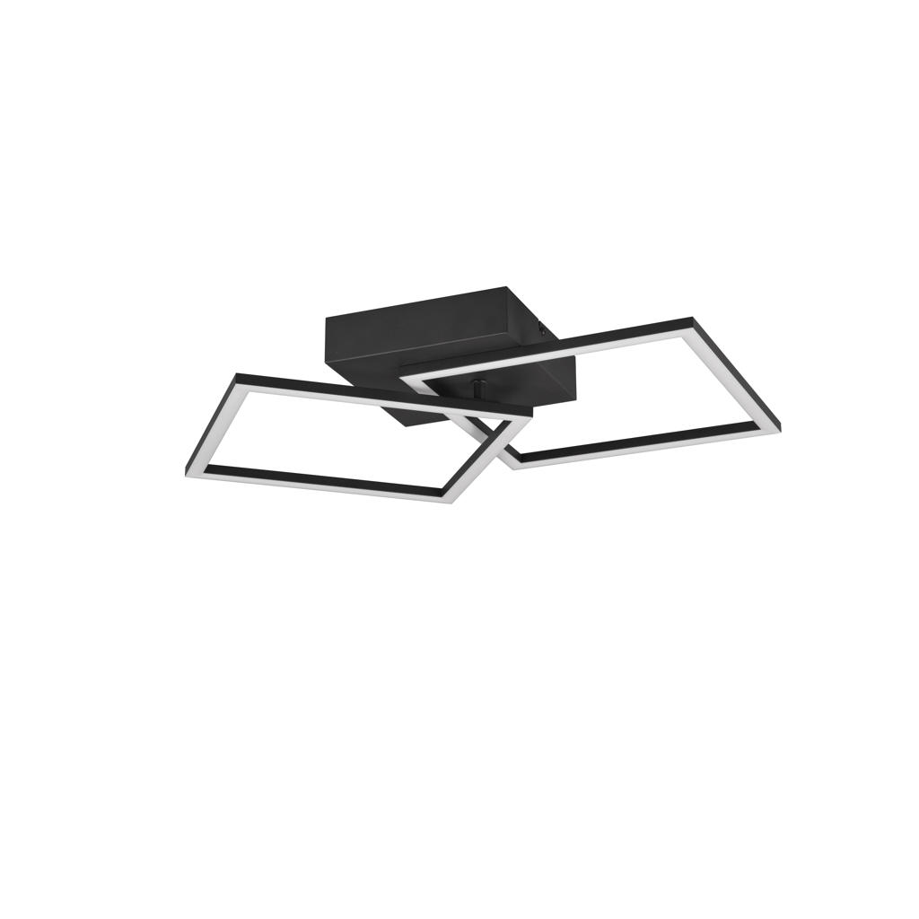 REALITY TRAIL - Plafondlamp - Zwart mat - incl. 1x SMD 20 W