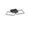 REALITY TRAIL - Plafondlamp - Zwart mat - incl. 1x SMD 20 W