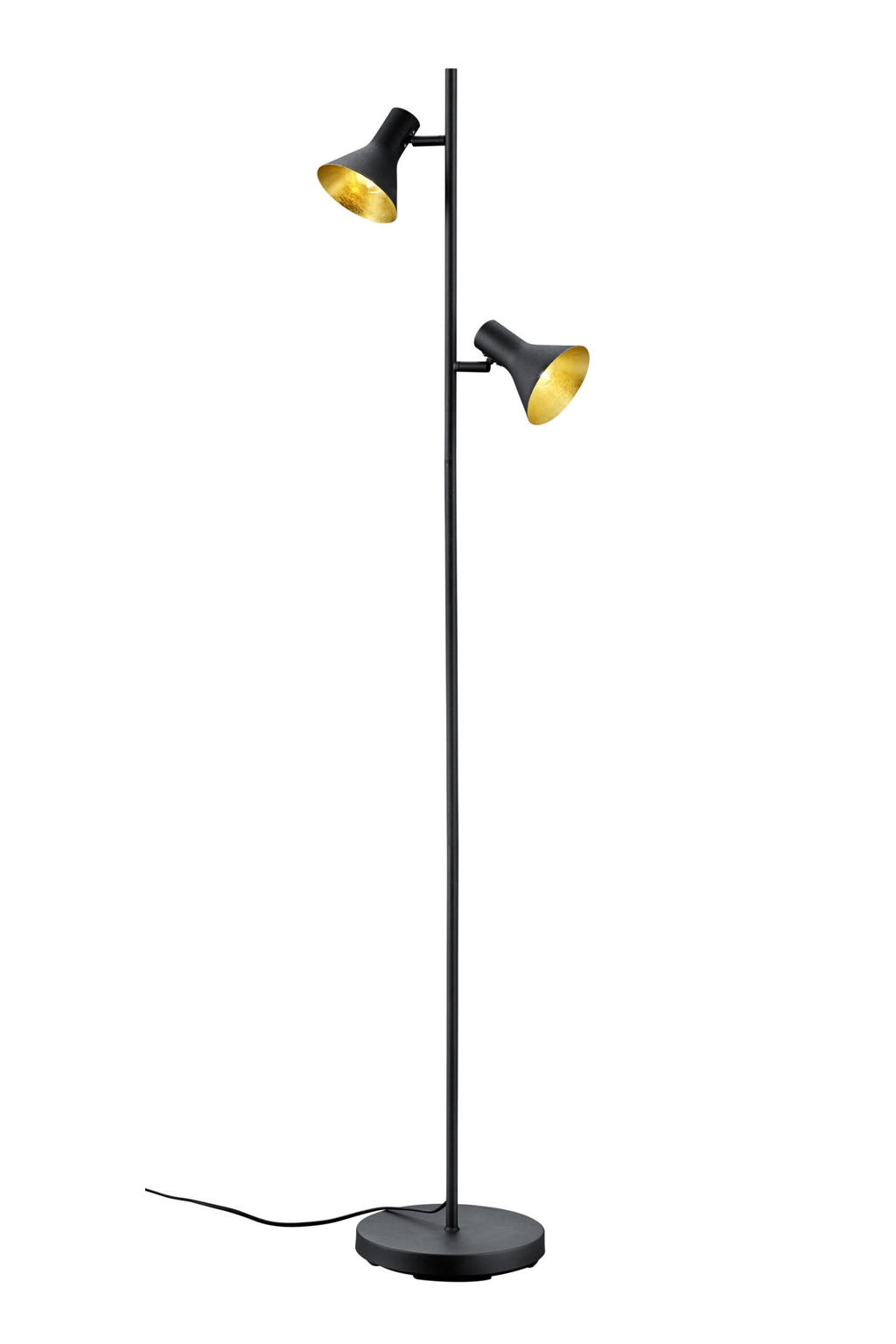 REALITY NINA - Vloerlamp - Zwart - excl. 2x E14 2 W