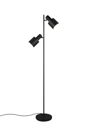 AGUDO - Vloerlamp - Zwart mat - excl. 2x E27 4 W 