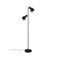 TRIO AGUDO - Vloerlamp - Zwart mat - excl. 2x E27 4 W
