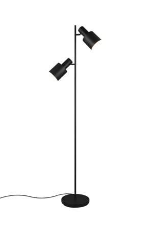 AGUDO - Vloerlamp - Zwart mat - excl. 2x E27 4 W