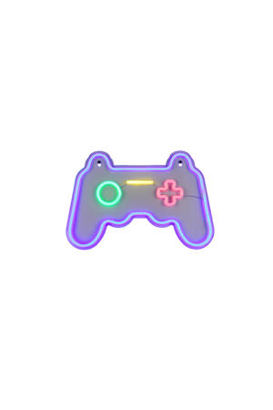 GAMER - Wandlamp - Transparant helder - incl. 1x SMD 5 W  