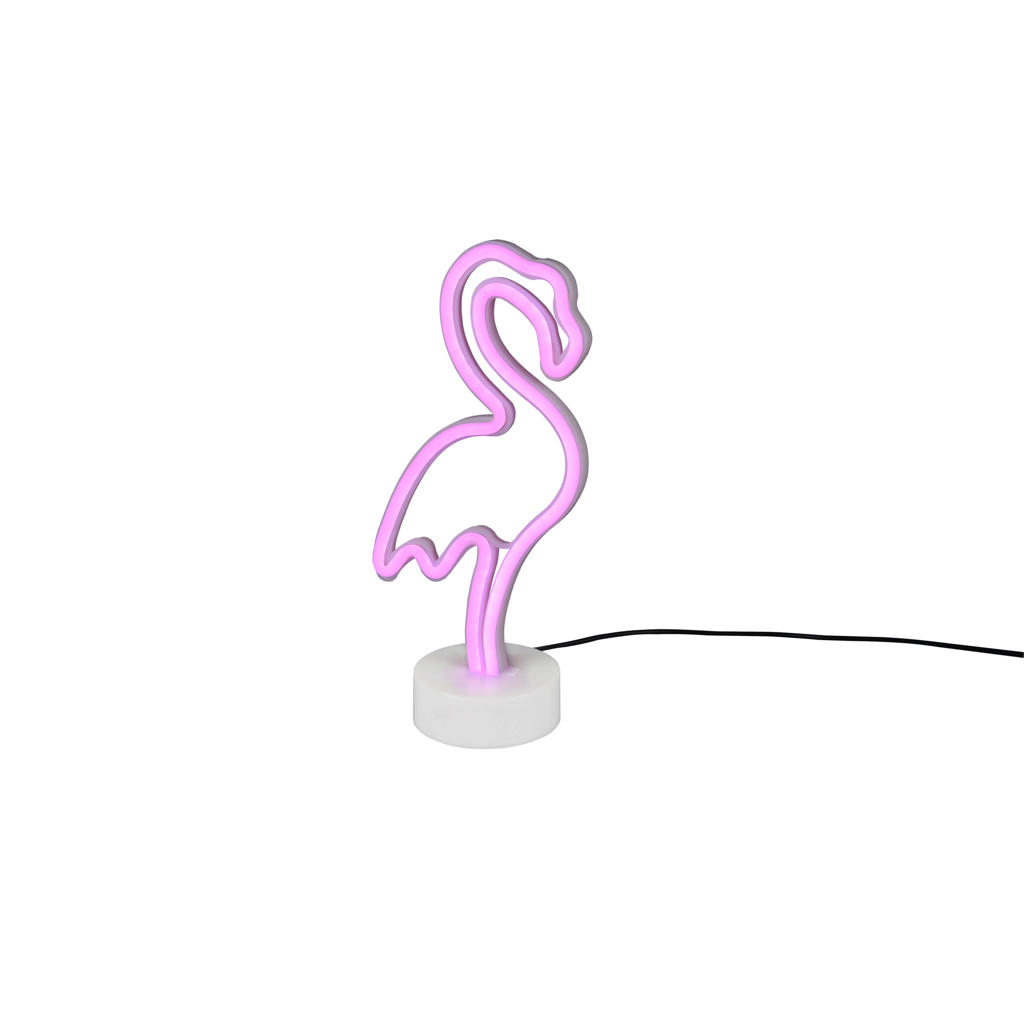 REALITY FLAMINGO - Tafellamp - Wit - incl. 1x SMD 1,5 W