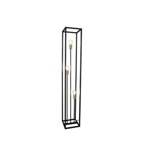 VITO - Vloerlamp - Zwart mat - excl. 3x E27 6 W