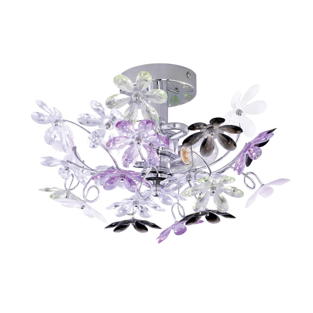 REALITY FLOWER - Wandlamp - Chroom - excl. 2x E14 4 W