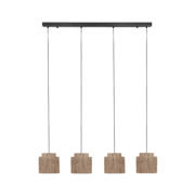 thumbnail: TRIO SMILLA - Hanglamp - Zwart mat - excl. 4x E27 4 W