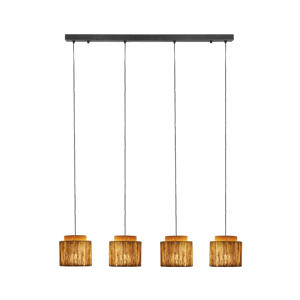 SMILLA - Hanglamp - Zwart mat - excl. 4x E27 4 W  