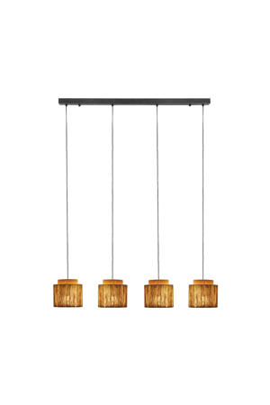 SMILLA - Hanglamp - Zwart mat - excl. 4x E27 4 W  